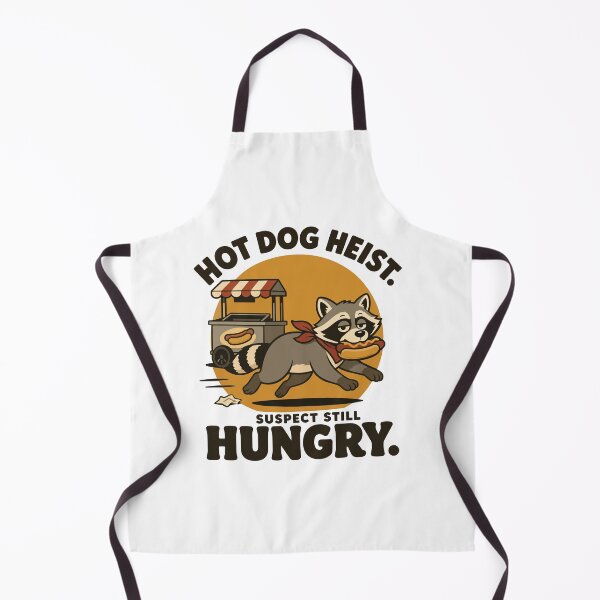 Item preview, Who stole the hot dog? The suspect is getting away—and somehow, it is still hungry. designed and sold by ANALOG MISCHIEF.