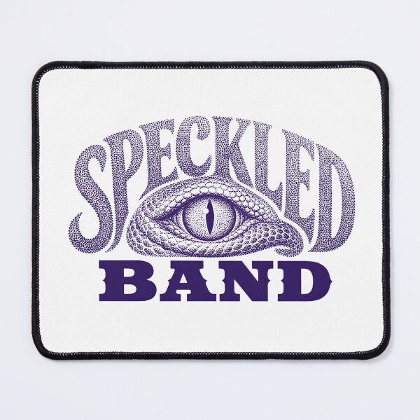 Item preview, The Speckled Band – Serpent Eye in Purple Stipple designed and sold by Fenay Designs.