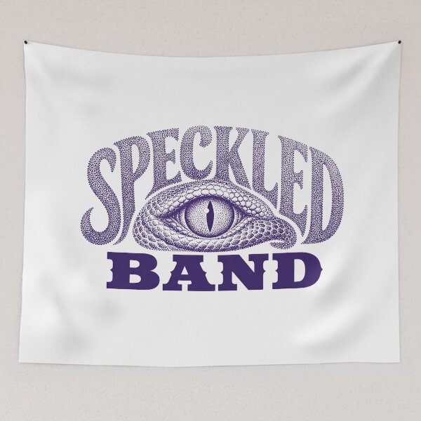 Item preview, The Speckled Band – Serpent Eye in Purple Stipple designed and sold by Fenay Designs.