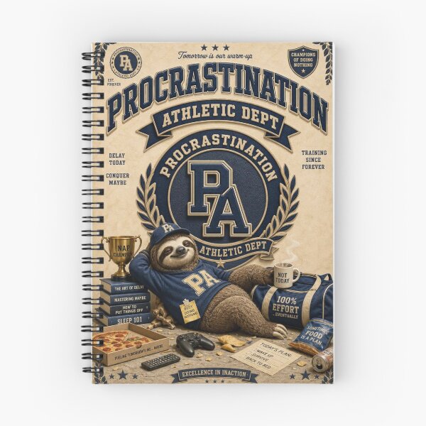 Item preview, Procrastination Athletic Dept designed and sold by mo-carnival.