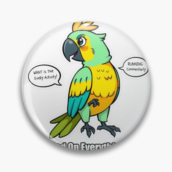 Item preview, Parrot - Commented On Everything Always - Funny Parrot Gift designed and sold by pawdrops.