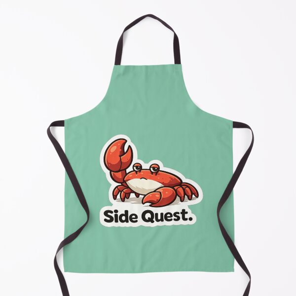 Item preview, Side Quest. Funny Crab Meme | Gamer Animal Sticker Design designed and sold by BabyStark.