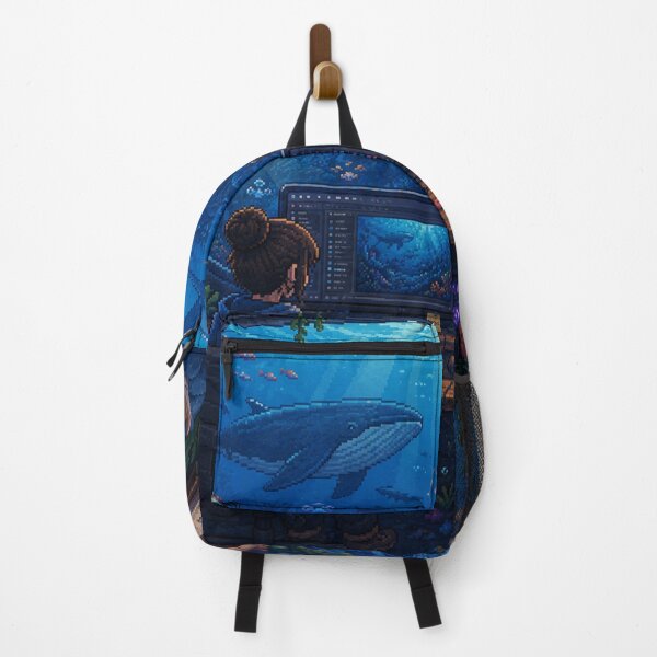 Item preview, Deep Sea Pixel Art Creative Workspace designed and sold by Yiruda-Art.