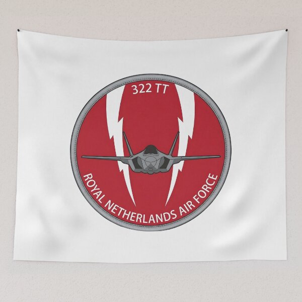 Item preview, RNLAF 322 Squadron: "322 TT" F-35 Lightning II Commemorative Patch designed and sold by CharlieDesings.