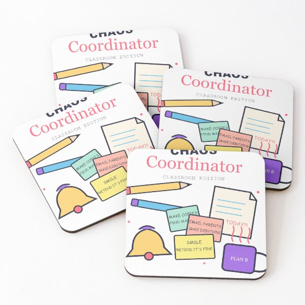 Item preview, Chaos Coordinator: Classroom Edition – Funny Teacher Design designed and sold by FlamoArt.