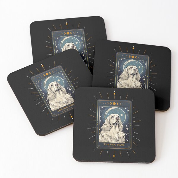 Item preview, Funny Clumber Spaniel Tarot Card Dog Mothers Day Mom designed and sold by rafaeltto.