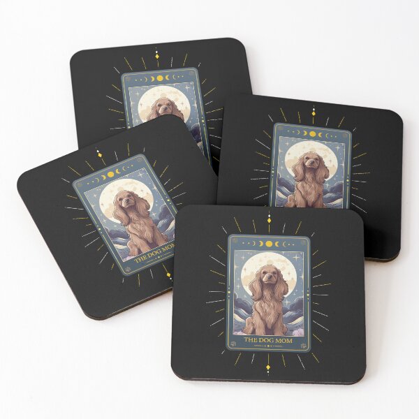 Item preview, Funny Cocker Spaniel Tarot Card Dog Mothers Day Mom designed and sold by rafaeltto.
