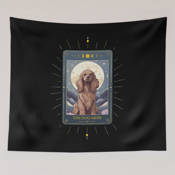 Item preview, Funny Cocker Spaniel Tarot Card Dog Mothers Day Mom designed and sold by rafaeltto.