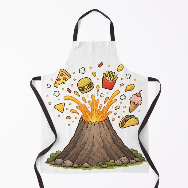 Item preview, Cute Fast Food Volcano designed and sold by VitSArt.