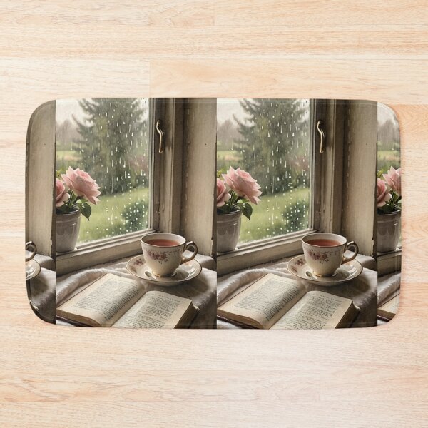 Item preview, Art - Floral Composition and Antique Books, Calm and Introspection designed and sold by Reverso-Design.
