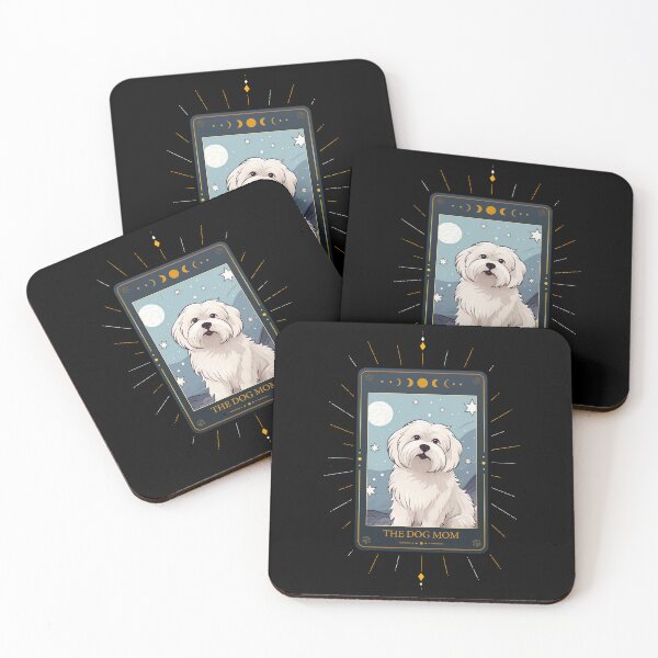 Item preview, Funny Coton de Tulear Tarot Card Dog Mothers Day Mom designed and sold by rafaeltto.