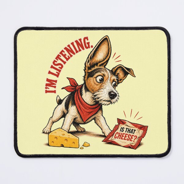 Item preview, Cheese Obsessed Jack Russell Terrier designed and sold by Gentlestate.
