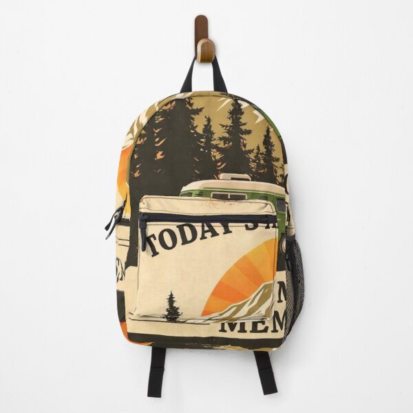 Item preview, Today’s Adventures Are Tomorrow’s Memories – Vintage Camping Poster designed and sold by GabeMountainArt.