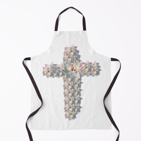 Item preview, white rose cross designed and sold by gracehopelove.