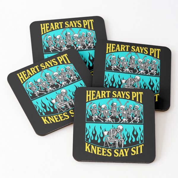 Item preview, Heart Says Pit Knees Say Sit Skeleton (On Back) T-Shirt | Funny Pit Bull Dog Lover Graphic Gift designed and sold by Trendably.