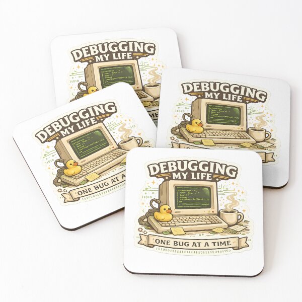 Item preview, Debugging My Life Funny Programmer Sticker | Coding Laptop Decal | Software Developer Gift designed and sold by GenZStickerHub1.