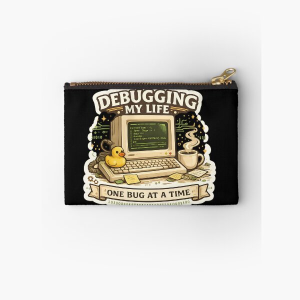 Item preview, Debugging My Life Funny Programmer Sticker | Coding Laptop Decal | Software Developer Gift designed and sold by GenZStickerHub1.