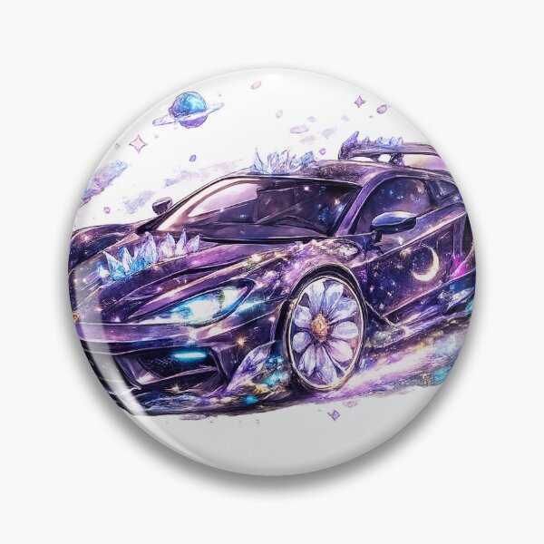 Item preview, Cosmic Drift Galaxy Car Fantasy Sticker designed and sold by blossomfun.