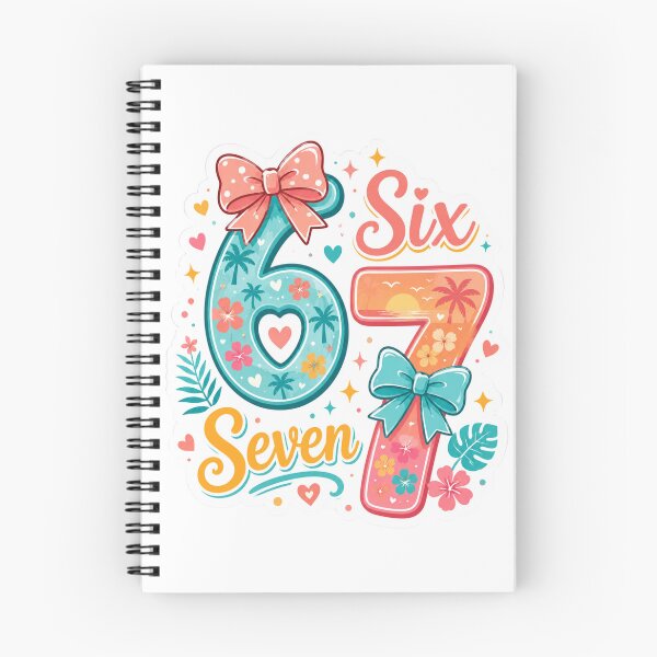 Item preview, Fun 6 7 image with tropical design designed and sold by Sendgoodvibes.