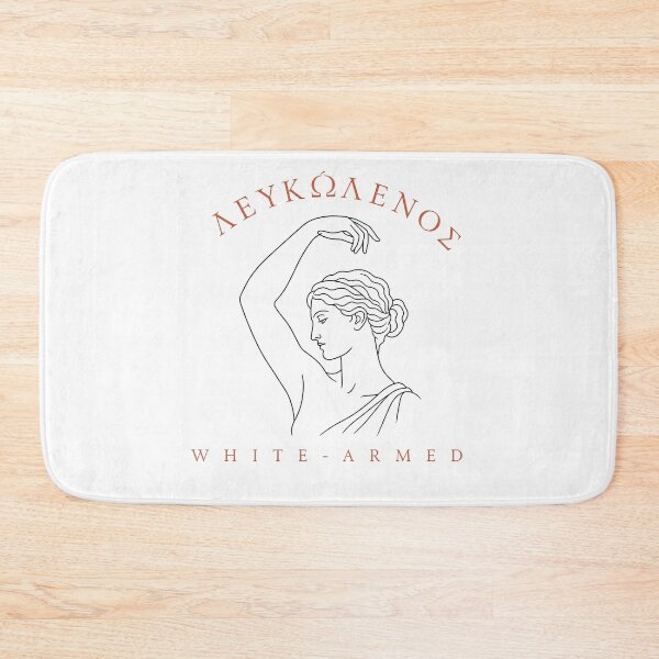 Item preview, Helen of Troy Leukolenos White Armed Line Art designed and sold by Lolik Designs.