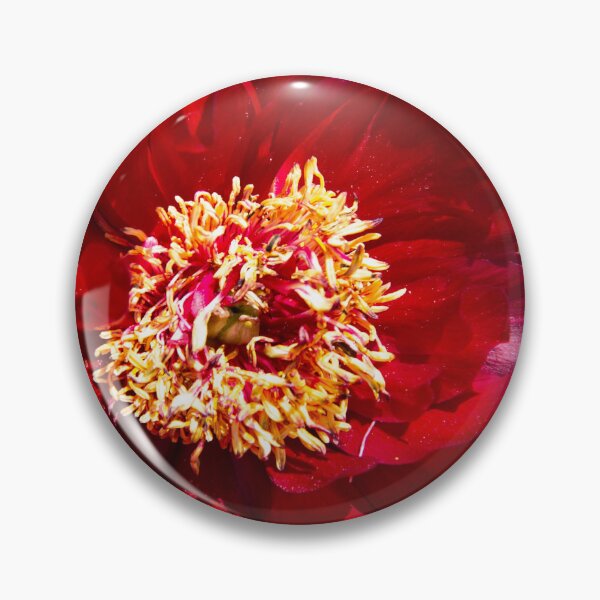 Item preview, Deep Red Japanese Peony designed and sold by daphsam.