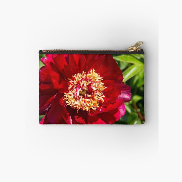 Item preview, Deep Red Japanese Peony designed and sold by daphsam.
