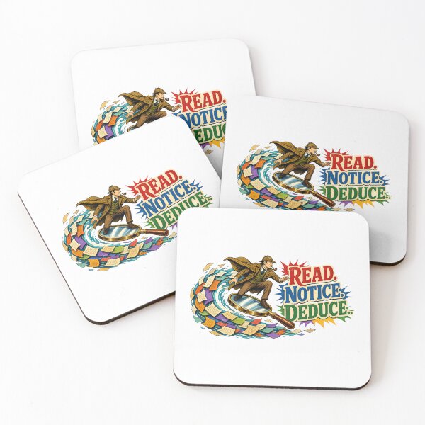 Item preview, Sherlock Holmes – Read, Notice, Deduce in Motion designed and sold by Fenay Designs.