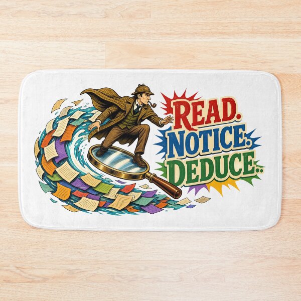 Item preview, Sherlock Holmes – Read, Notice, Deduce in Motion designed and sold by Fenay Designs.