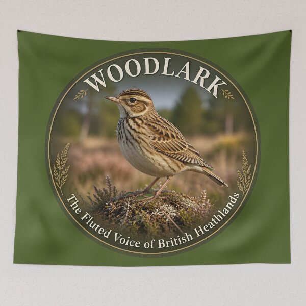 Item preview, WOODLARK    – The Fluted Voice of British Heathlands designed and sold by The Digital Compass.