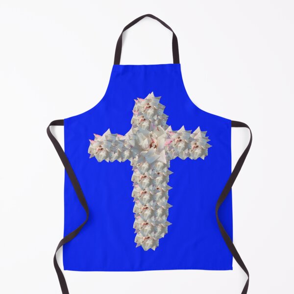Item preview, white rose cross designed and sold by gracehopelove.