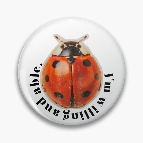 Item preview, Lady Bug Willing and Able Design designed and sold by thecollegetalk.