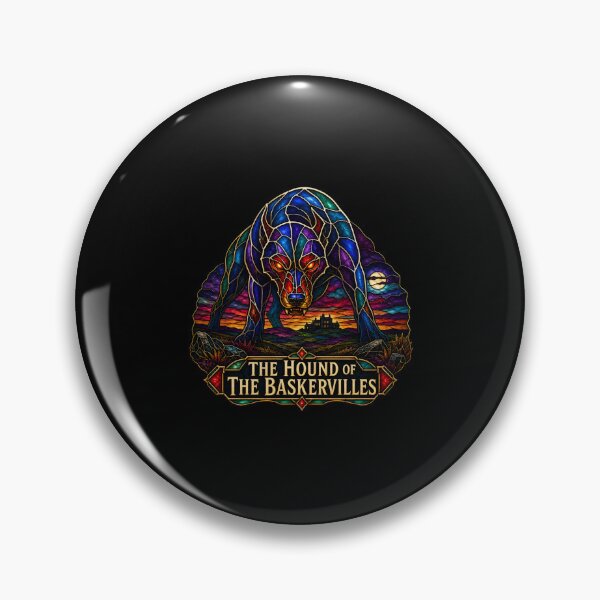 Item preview, The Hound of the Baskervilles – Stained Glass Beast designed and sold by Fenay Designs.