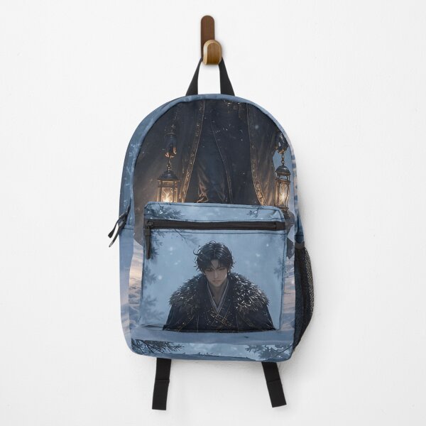 Item preview, Lantern Traveler in Snowy Forest designed and sold by sigmaartstudio.