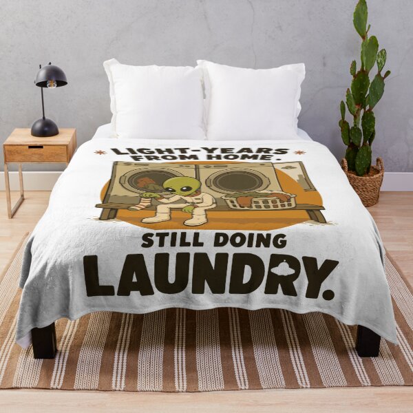 Item preview, Even Aliens Have Laundry Day designed and sold by ANALOG MISCHIEF.