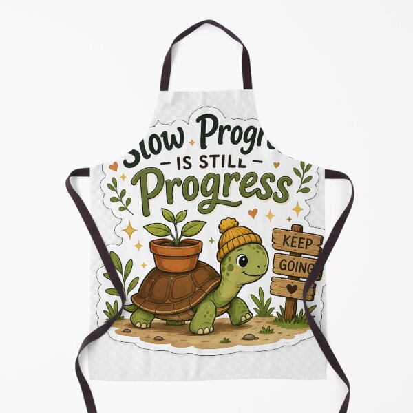 Item preview, Slow Progress Is Still Progress Turtle Sticker | Growth Mindset Motivation | Productivity Gift designed and sold by GenZStickerHub1.