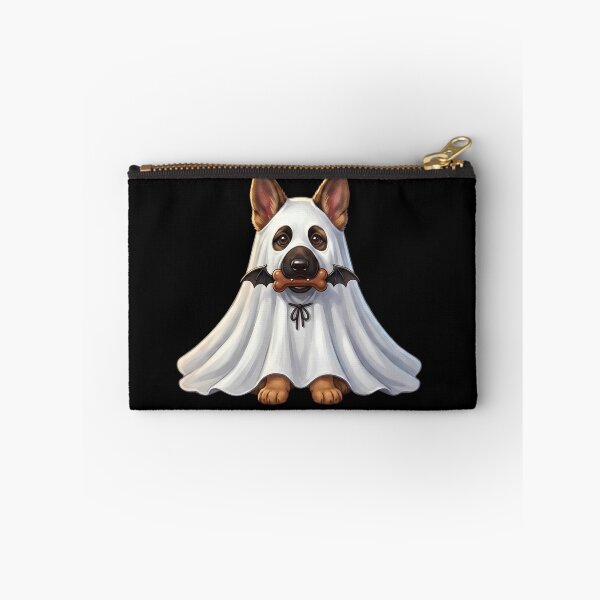 Item preview, Cute German Shepherd Puppy Ghost Costume Halloween Dog designed and sold by SilentFlower.