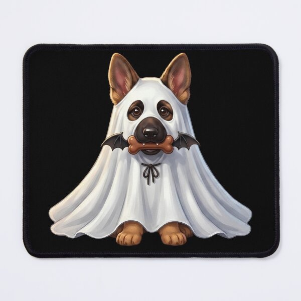 Item preview, Cute German Shepherd Puppy Ghost Costume Halloween Dog designed and sold by SilentFlower.