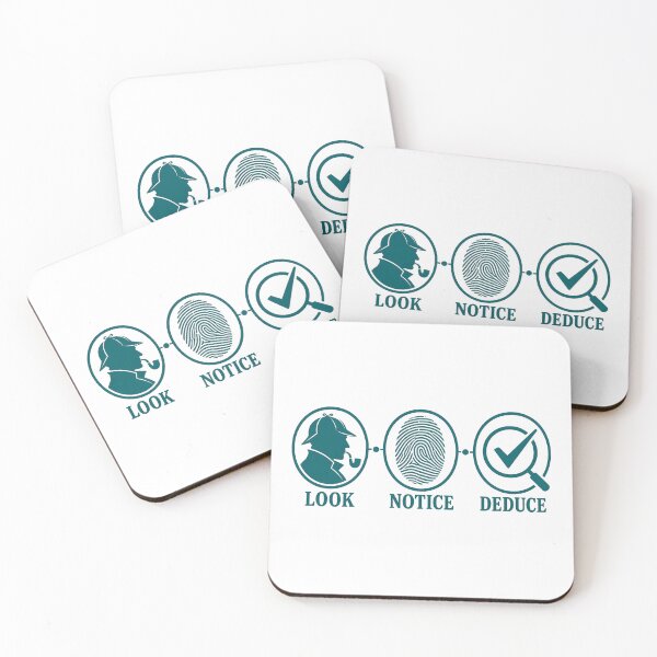 Item preview, Sherlock Holmes – Look, Notice, Deduce Icons designed and sold by Fenay Designs.