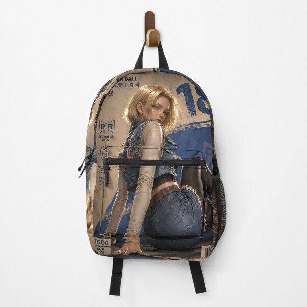 Item preview, Retro Cybernetic Blonde Warrior Poster | Vintage Sci-Fi Android Pin-Up Art | Futuristic Denim Girl Illustration designed and sold by Dyan4.