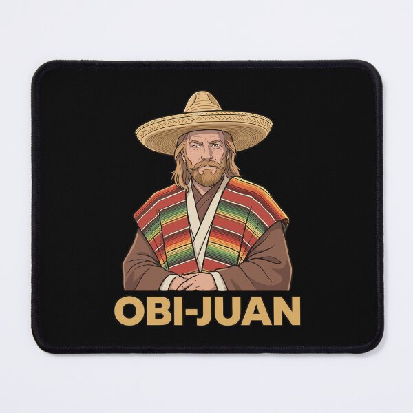 Item preview, Obi-Juan Funny Sombrero Cinco de Mayo Mexican Movie Parody designed and sold by DarylPope.