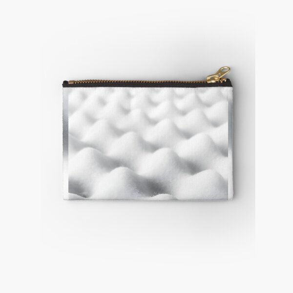 Item preview, Abstract White Wavy Foam Pattern | Minimalist 3D Geometric Ripples Wall Art | Clean Modern Studio Texture Print | Nordic Style Monochrome Soft Grid Poster designed and sold by SergioMiklos.