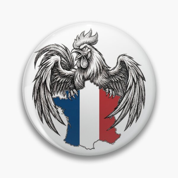 Item preview, Gallic Rooster French Patriot Engraving designed and sold by EdGraphy.