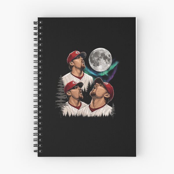 Item preview, Randy Howling at the Moon Vintage Baseball Graphic designed and sold by DarylPope.
