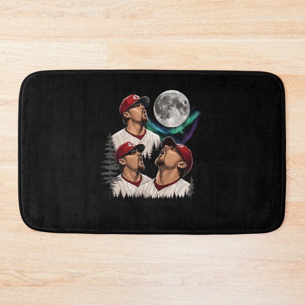 Item preview, Randy Howling at the Moon Vintage Baseball Graphic designed and sold by DarylPope.