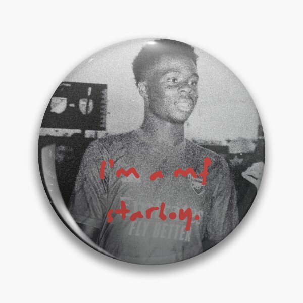 Item preview, Bukayo Saka Starboy Red Design designed and sold by thecollegetalk.