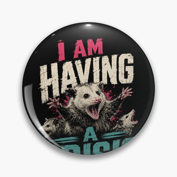 Item preview, I Am Having A Crisis Opossum Funny Meme Relatable designed and sold by RetroMini2026.
