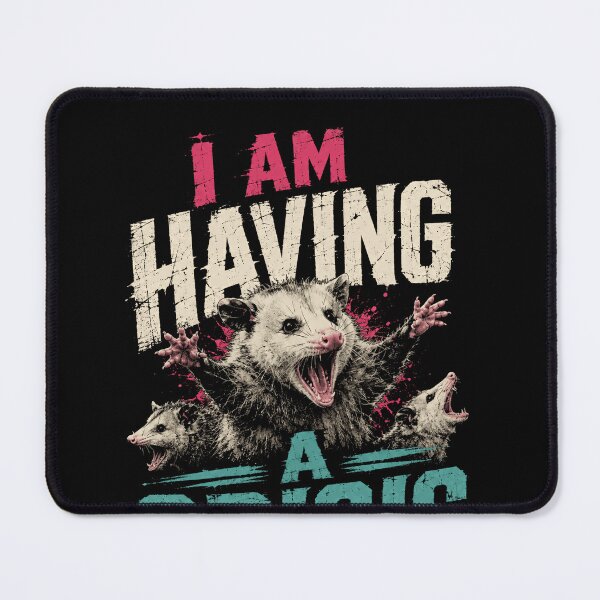 Item preview, I Am Having A Crisis Opossum Funny Meme Relatable designed and sold by RetroMini2026.