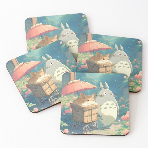 Item preview, Cute kawaii art toro cat [[totoros]] enjoy -%[ghiblis]%- spring aways  designed and sold by Wdanti.