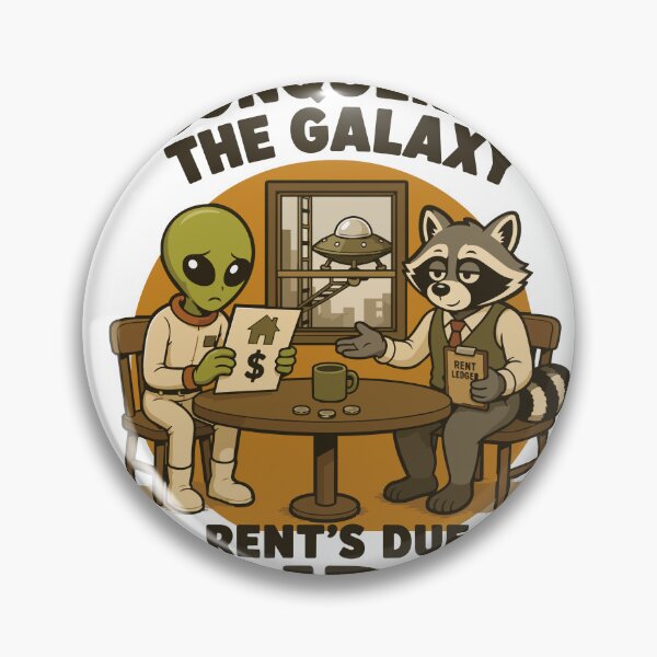 Item preview, Alien, It’s Time to Pay the Rent designed and sold by ANALOG MISCHIEF.