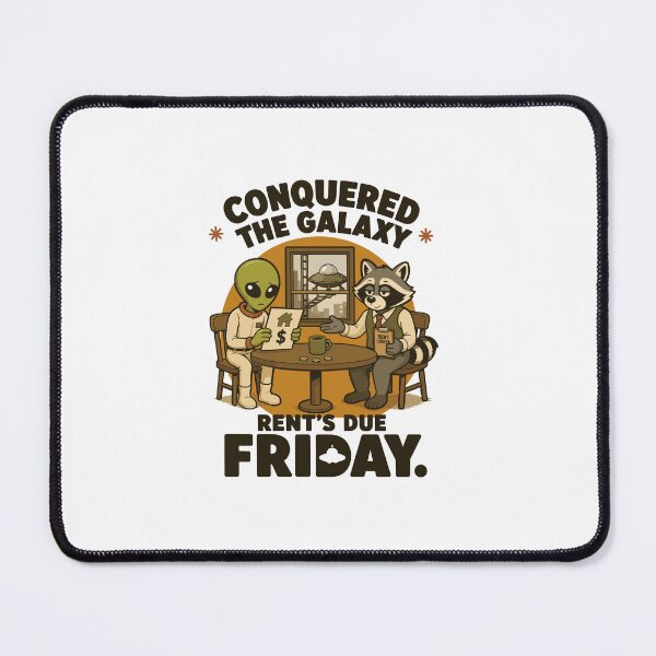 Item preview, Alien, It’s Time to Pay the Rent designed and sold by ANALOG MISCHIEF.